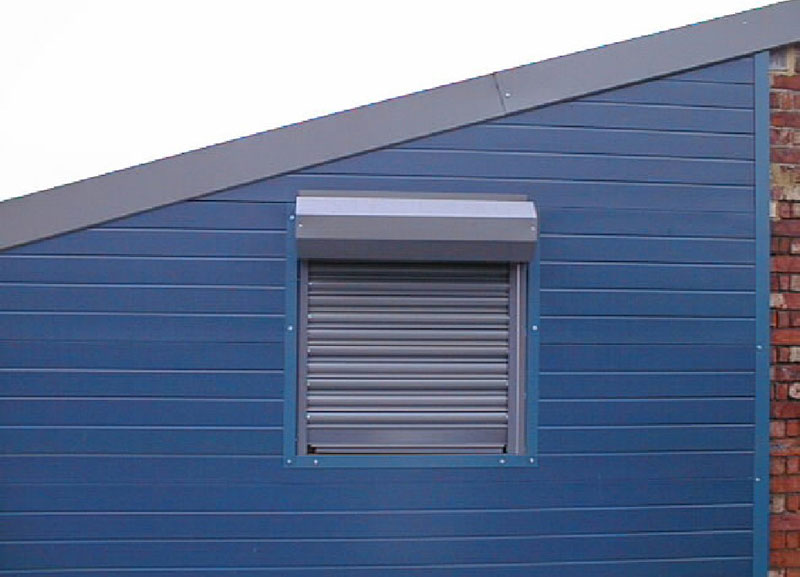 small roller shutter window