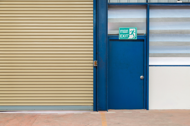 roller fire shutter and fire exit